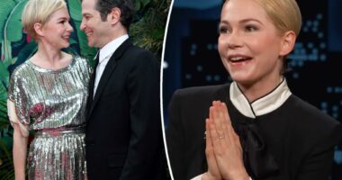 Michelle Williams reveals sex of her and Thomas Kail’s fourth baby in rare interview about family life