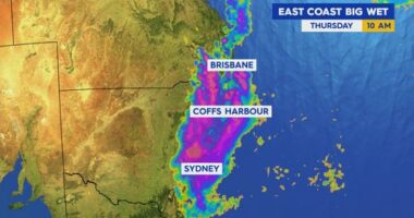 Millions warned downpour to persist, flooding possible