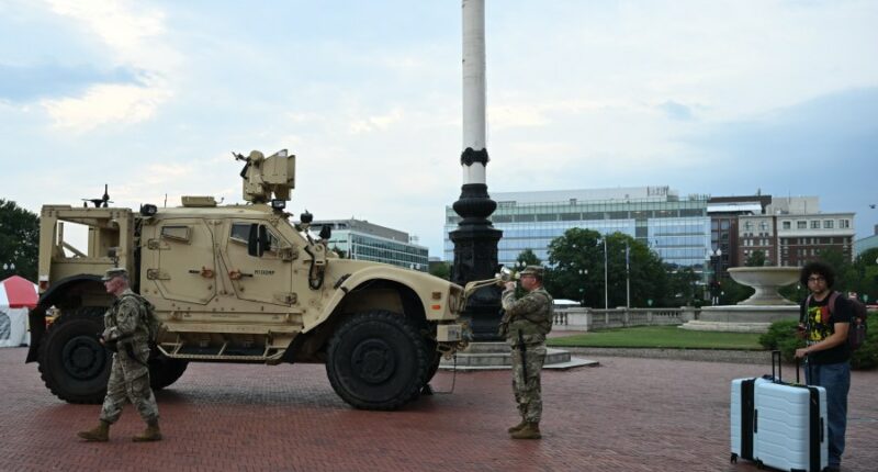 More National Guard troops headed to DC amid Trump police takeover