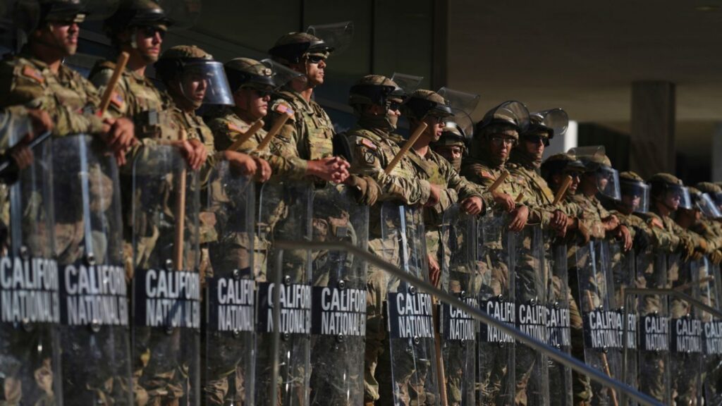 More National Guard troops leaving Los Angeles, Pentagon says