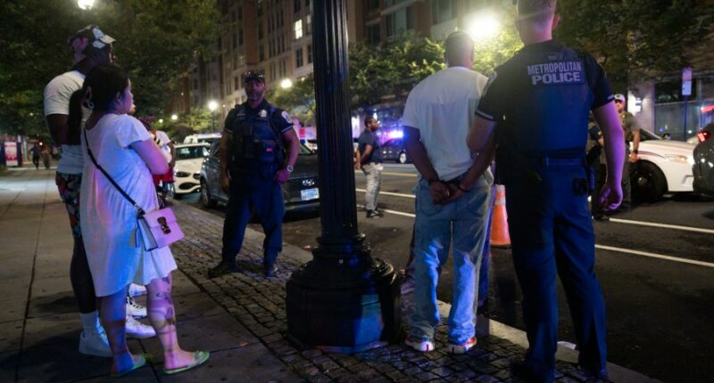 More than 450 arrested since DC takeover, White House official says