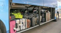 Mother accused of hiding her two-year-old daughter in a suitcase under a bus 'recently returned from Australia'