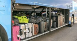 Mother accused of hiding her two-year-old daughter in a suitcase under a bus 'recently returned from Australia'