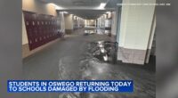 Oswego East High School students return to in-person learning after buildings damaged from flooding