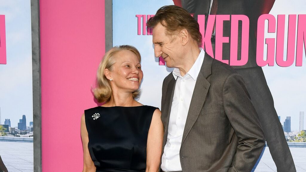 Pamela Anderson and Liam Neeson's romance under fire as trolls slam it