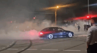 An illegal car meet in Victoria.