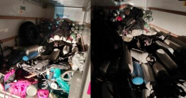 Police seize 100 nitrous oxide tanks, balloons near Dead & Company concert