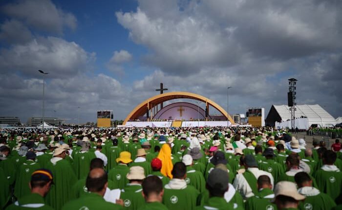 Pope Leo XIV urges over 1 million Catholic young people to spread faith and enthusiasm