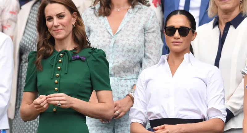 Queen Elizabeth's Cousin Said the Late Monarch Knew Meghan and Kate 'Weren't Working Well Together'