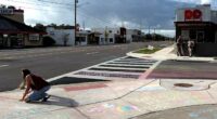 Rainbow crosswalk repainted outside Pulse; Florida troopers seen standing by