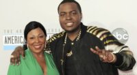 FILE - Sean Kingston, right, and his mother Janice Turner arrive at the 40th anniversary American Music Awards, Nov. 18, 2012, in Los Angeles. (Photo by Jordan Strauss/Invision/AP, File)
