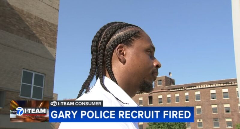 Recruit, Rastafarian man says Gary Police Department fired him because of his hair, after being sworn-in