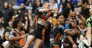 Revealed: The hidden and VERY rude meaning of footy stars' wild celebration - as some fans brand it a disgrace and tell the NRL to take action