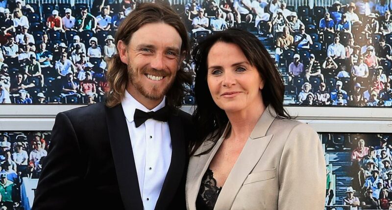 Revealed: Tommy Fleetwood's wife, 57, NOT on hand to celebrate golf triumph with star, 34, after she initially rejected him over 'paranoid' fears about their 23-year age gap relationship