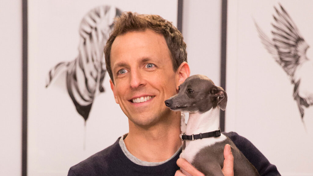 Seth Meyers’ beloved dog Frisbee dies at 14 and fans find an eerie connection to host’s BFF Andy Samberg