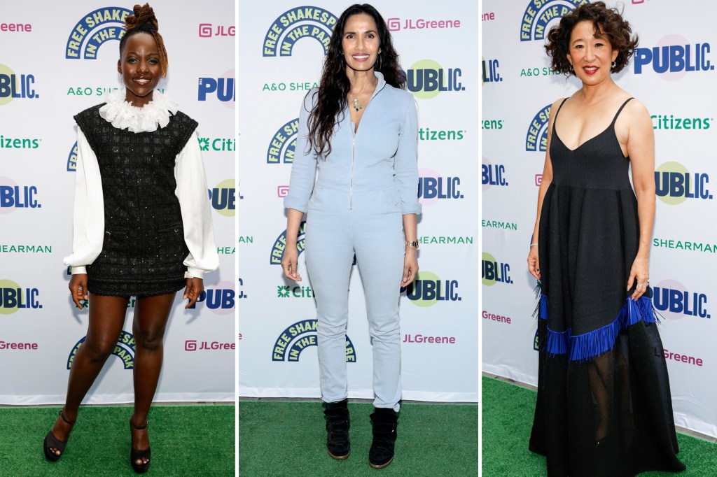 Shakespeare in the Park’s ‘Twelfth Night’ opening night: Lupita Nyong’o, Padma Lakshmi, Sandra Oh and more