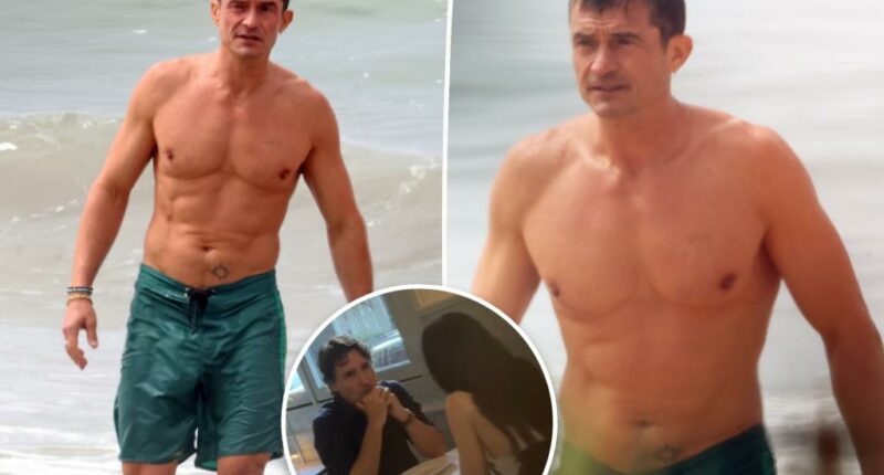 Shirtless Orlando Bloom shows off jacked body after ex Katy Perry sparks dating rumors with Justin Trudeau