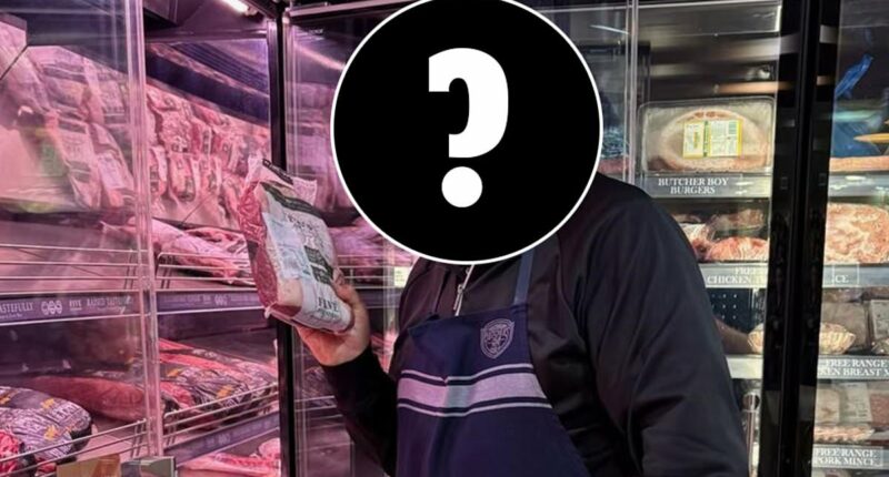 Shock photo reveals Aussie celebrity now working in a butcher's shop