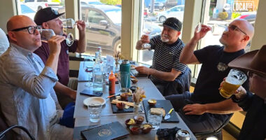 Sip, Shuck & Savor in the  Sinor-LaVallee Wine Tasting Room