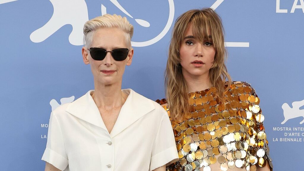 Suki Waterhouse and Tilda Swinton lead stars looking glam in Venice
