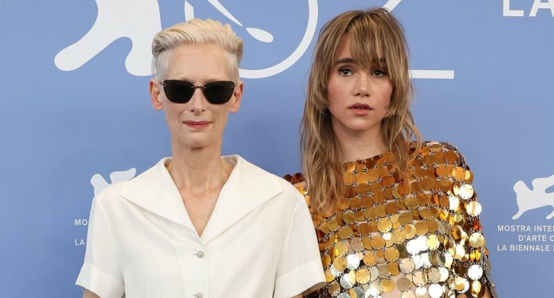 Suki Waterhouse and Tilda Swinton lead stars looking glam in Venice