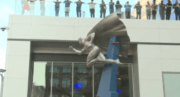 Superman statue unveiled in downtown Cleveland