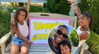 TRISTAN THOMPSON SUPPORTS DAUGHTER TRUE AND NIECE DREAM'S LEMONADE STAND
