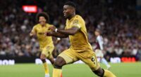 The perfect goodbye? Liverpool target Marc Guehi scores stunner in 3-0 Crystal Palace win at Aston Villa, with Unai Emery's side chewed up and spat out in Emi Martinez's absence