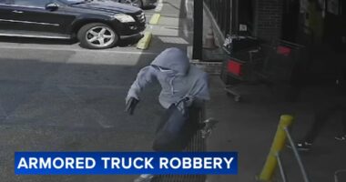 Thieves make off with at least $700K after armored truck robbery in Cheltenham, Pennsylvania: police