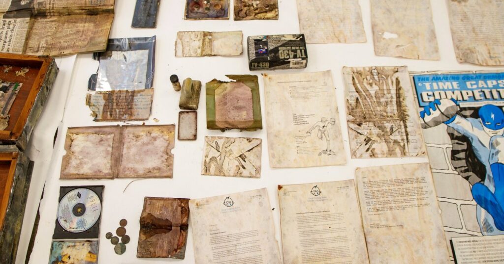 Time capsule sealed by Princess Diana is revealed decades later