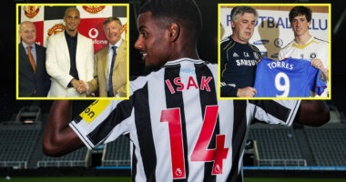 Top 10 highest Premier League transfers after inflation has Alexander Isak NINTH despite record move