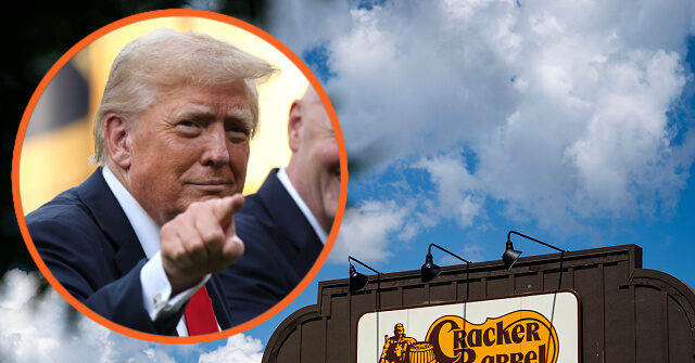Trump Celebrates Cracker Barrel Keeping Logo: 'Make Lots of Money'