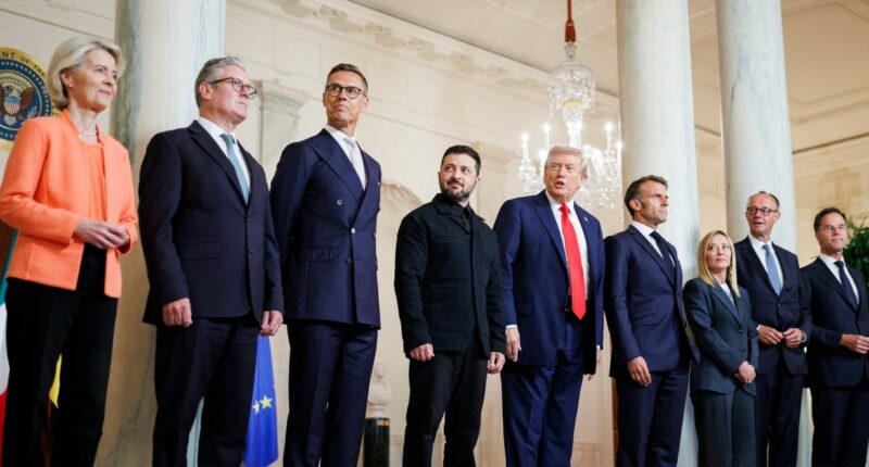 Trump and Zelenskyy's meeting with European leaders marks a historic moment