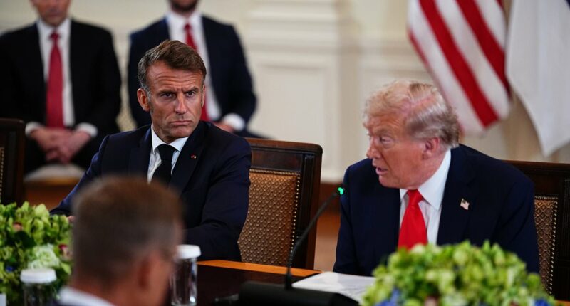 Trump caught in hot mic moment about Putin as European leaders push Ukraine security guarantees as make-or-break for peace deal at the White House