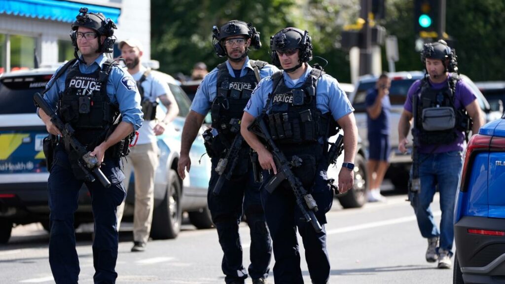 Trump reacts to shooting at Minneapolis Catholic school