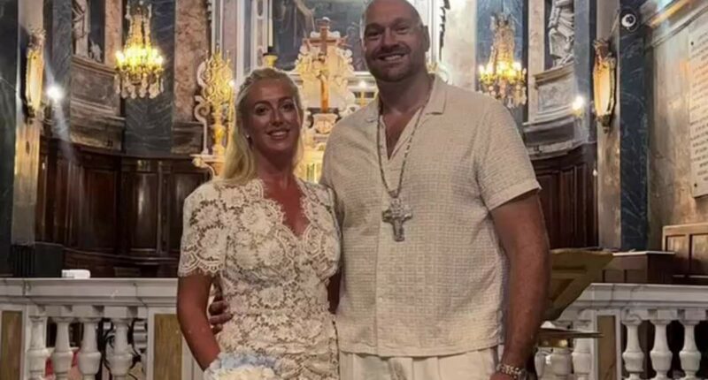Tyson Fury's family left 'TERRIFIED' as their private jet is forced to land due to technical 'problem' with the wing - after he married wife Paris for a THIRD time in the South of France