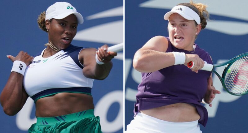 US Open opponents Taylor Townsend and Jelena Ostapenko get into a tense back-and-forth argument after match