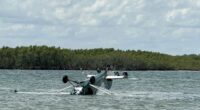 VIDEO: No injuries reported after banner plane crashes in water near Ponce Inlet