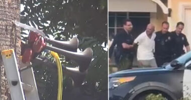 Van Nuys man Gary Boyadzhayan arrested after blaring horns, alarms throughout Peach Avenue in Los Angeles, police say