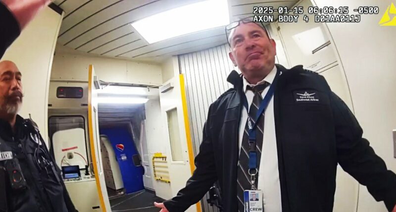 Video shows Southwest pilot taking sobriety test on jet bridge before DUI arrest