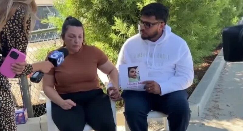 The parents of missing seven-month-old Emmanuel Haro speak to reporters after his Aug. 14 disappearance.