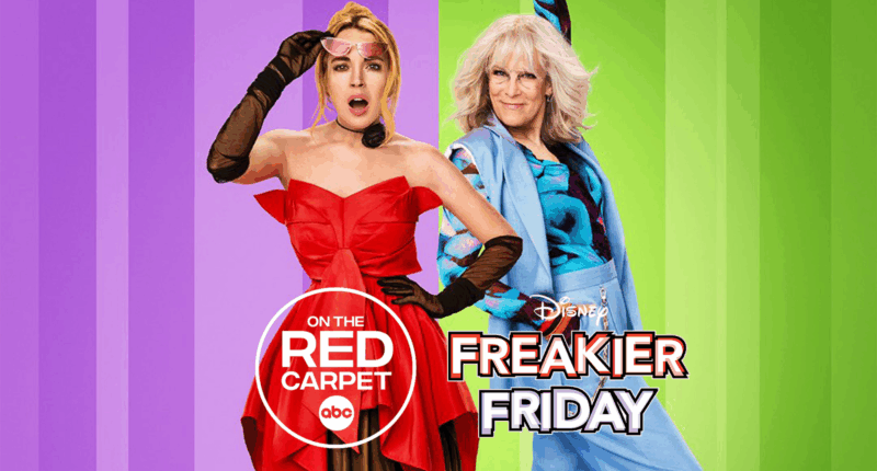 Watch 'On The Red Carpet Presents: Freakier Friday,' a behind-the-scenes look at the 2025 movie