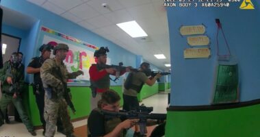 What newly released videos and records reveal about the Uvalde school shooting