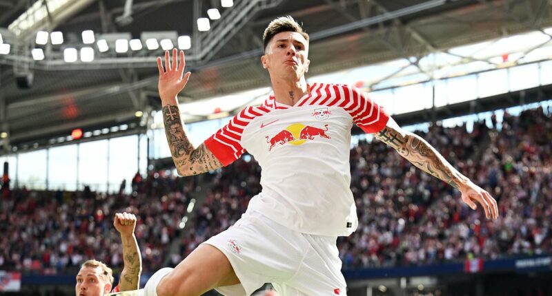 Why Benjamin Sesko is Man United and Newcastle's most wanted: The basketball leap, a rocket shot and scented candles trick that can help him emulate Erling Haaland