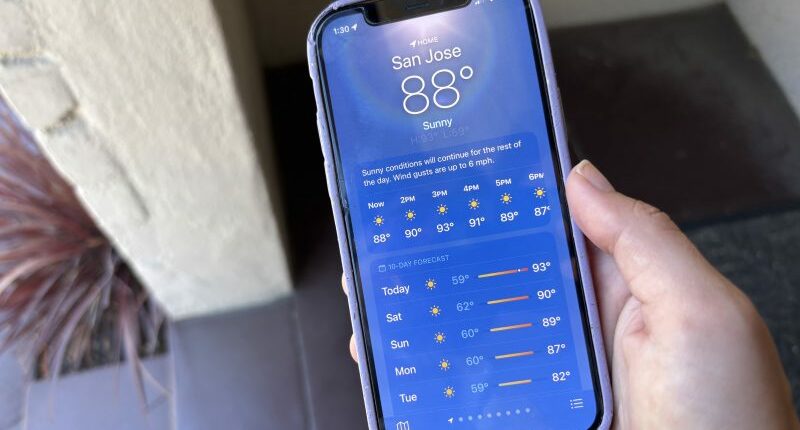 Why your phone's weather forecast can be way off