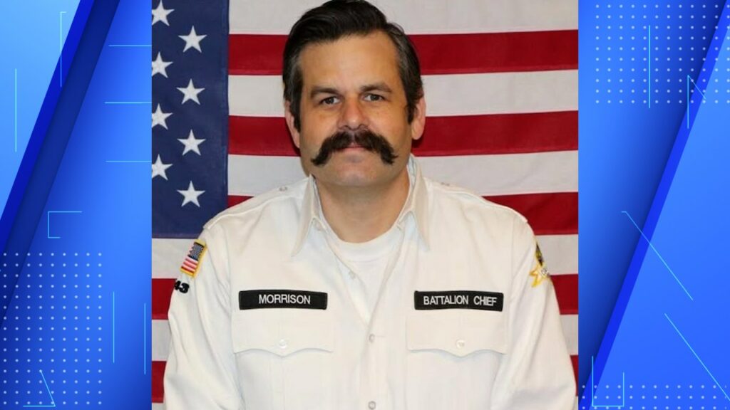 John Morrison's firefighter headshot