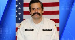 John Morrison's firefighter headshot
