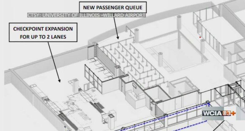 Willard Airport building new security checkpoint
