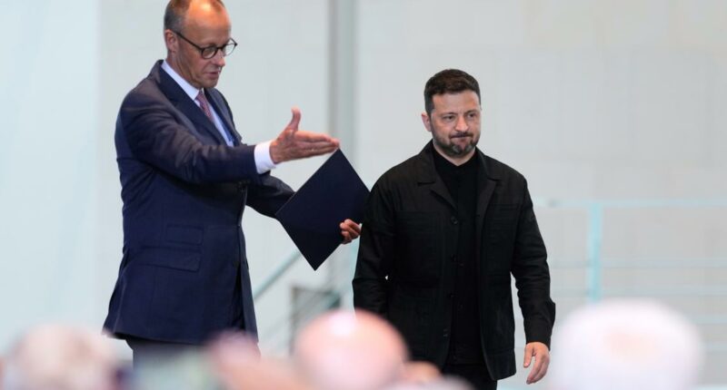 Zelenskyy meets Merkel ahead of Trump-Putin summit talks