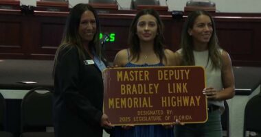 ‘A tribute to a hero:’ Fallen Lake County deputy memorialized with highway dedication
